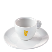 [109008] One-shot espresso cup set (glass + saucer)