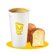 [107011] Danish Bread Hot Americano Set