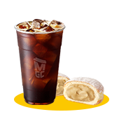 [107010] Cream Donut Ice Americano Set