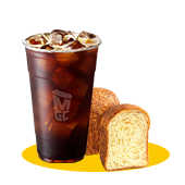 [107008] Danish Bread Ice Americano Set